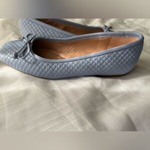 NEW NORDSTROM Noashton2 Lea Blue Quilted Ballet Flats 6.5